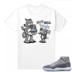 Cool Grey 11 Jordan - Tees White Sneaker Game