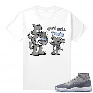 Cool Grey 11 Jordan - Tees White Sneaker Game