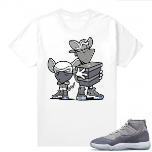 Cool Grey 11 Jordan - Tees White Sneaker Heist