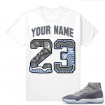 Custom T shirt Cool Grey 11