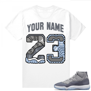 Custom T shirt Cool Grey 11