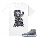 Jordan 11 Cool Grey T shirt By Any Means