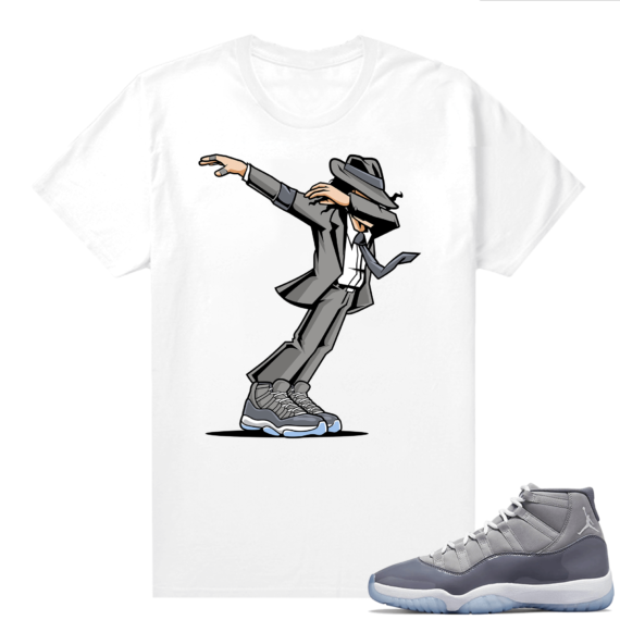 Jordan 11 Cool Grey T shirt Dabbin MJ