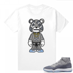 Jordan 11 Cool Grey T shirt Designer Bear Toon