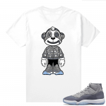 Jordan 11 Cool Grey T shirt Designer Monkey Toon