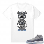 Jordan 11 Cool Grey T shirt Designer Puppy Toon