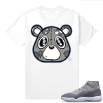 Jordan 11 Cool Grey T shirt Heartless Bear