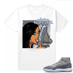 Jordan 11 Cool Grey T shirt OMG Sneakers