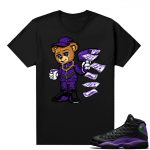 Court Purple 13s Jordan  tees black Cash Cannon Bear