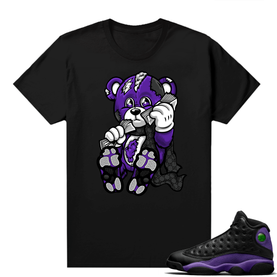 Court Purple 13s Jordan  tees black Designer Bear