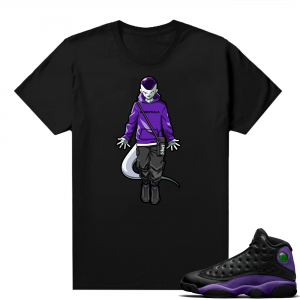 Court Purple 13s Jordan  tees black Frieza