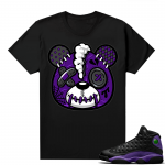 Court Purple 13s Jordan  tees black Heartbreak Bear