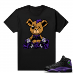 Court Purple 13s Jordan  tees black Misfit Teddy