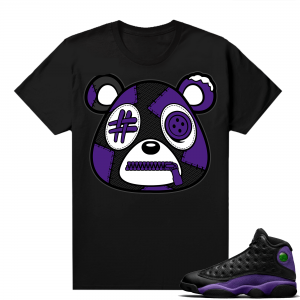 Court Purple 13s Jordan  tees black Misunderstood Bear