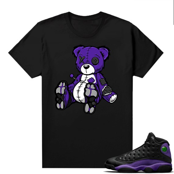 Court Purple 13s Jordan  tees black Voodoo Bear