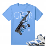 UNC 6s Jordan - Tees Blue shirt Marcello Gior AK Floral