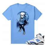 UNC 6s Jordan - Tees Blue shirt Minato