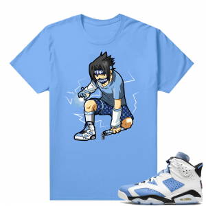 UNC 6s Jordan - Tees Blue shirt Sasuke hype