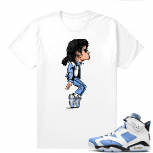 UNC 6s Jordan - Tees White shirt MJ x AJ6