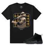 Match Jordan OVO 12 Black | Victory | Black T shirt