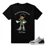 Match Jordan 3 Chlorophyll | Sneakerhead Pinocchio | Black shirt