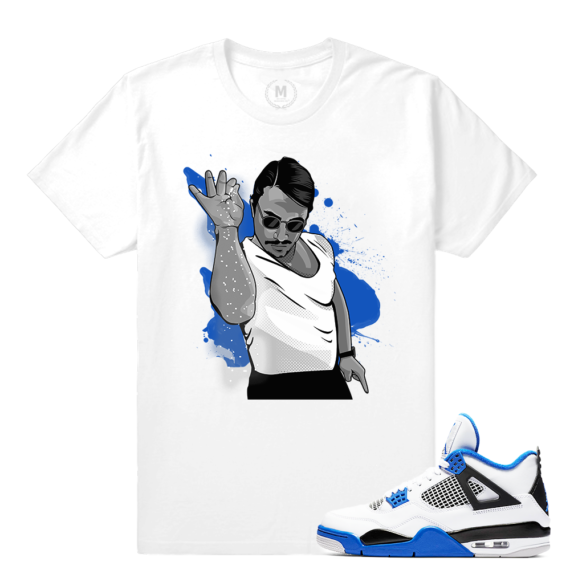 Match Jordan 4 Motorsport | Salt Bae | White T shirt