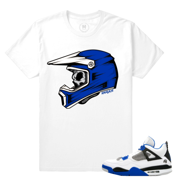 Match Jordan 4 Motorsport | Speedster | White T shirt