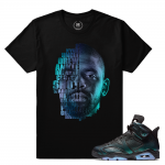 Match Jordan 6 All Star Chameleon | All Star Kyrie Irving | Black T shirt