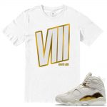 Match Jordan 8 Championship Pack Trophy 8s | Retro VIII| White T shirt