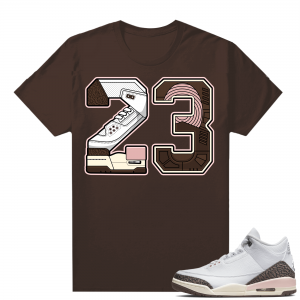 Dark Mocha 3s  Tees Brown 23