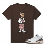 Dark Mocha 3s  Tees Brown Bored Ape Sneakerhead