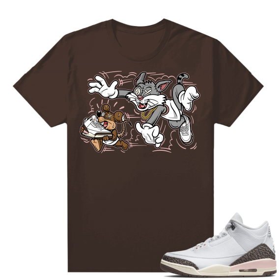 Dark Mocha 3s  Tees Brown Finessed