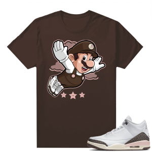 Dark Mocha 3s  Tees Brown Fly Mario