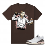 Dark Mocha 3s  Tees Brown Jason Cop