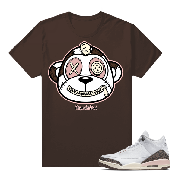 Dark Mocha 3s  Tees Brown Misunderstood Monkey