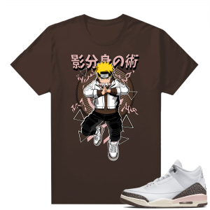 Dark Mocha 3s  Tees Brown Naruto