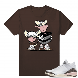 Dark Mocha 3s  Tees Brown Sneaker Heist