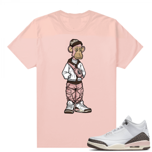 Dark Mocha 3s  Tees Pink Bored Ape Sneakerhead