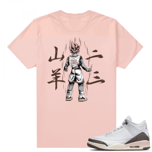 Dark Mocha 3s  Tees Pink Goku 23