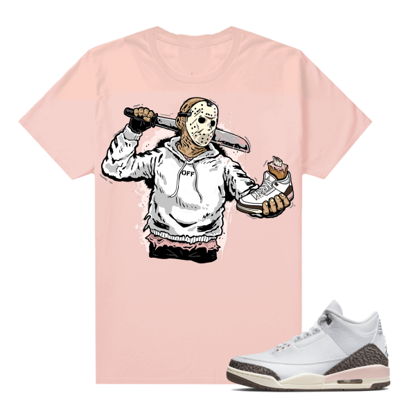 Dark Mocha 3s  Tees Pink Jason Cop