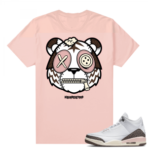 Dark Mocha 3s  Tees Pink Misunderstood Tiger