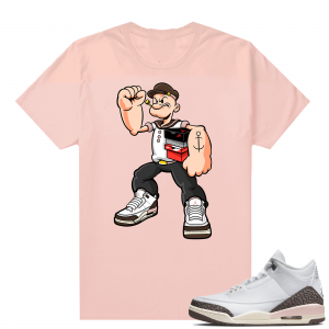 Dark Mocha 3s  Tees Pink Popeye