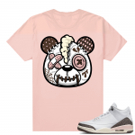 Dark Mocha 3s  Tees Pink SZY Heart Break Bear