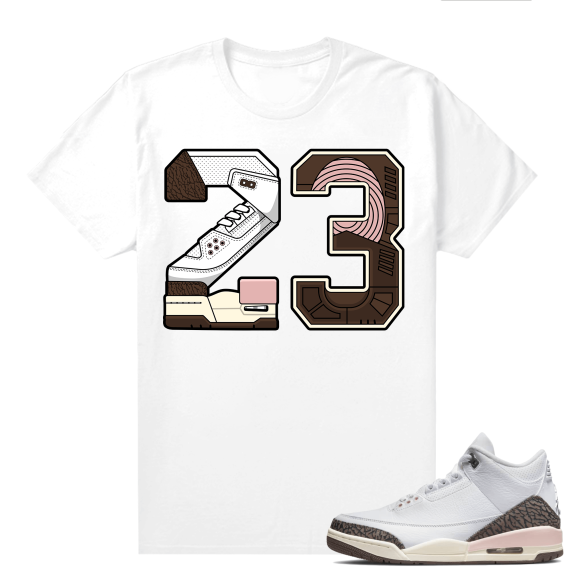 Dark Mocha 3s  Tees White 23