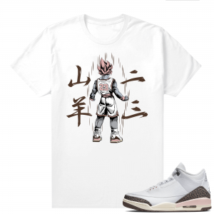 Dark Mocha 3s  Tees White Goku 23