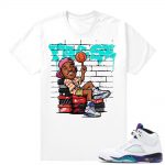 Match Jordan 5 Grape 2018 | Fresh 5s | White shirt