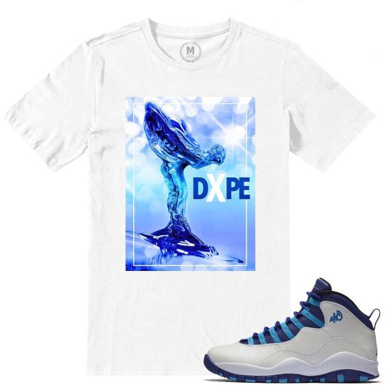 Match Jordan Retros 10 Charlotte Hornets | DXPE Luxury | White T shirt