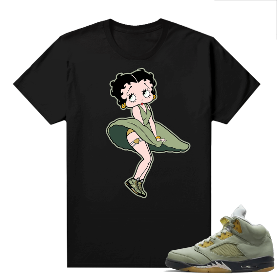 Jade Horizon 5s  Tees Black Betty Monroe