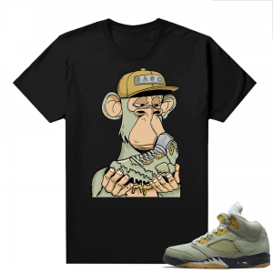 Jade Horizon 5s  Tees Black Bored Ape Sneaker Club