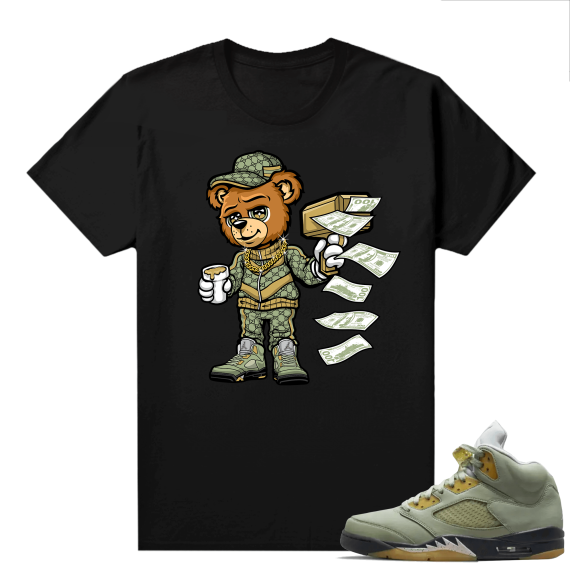 Jade Horizon 5s  Tees Black Cash Canon Bear